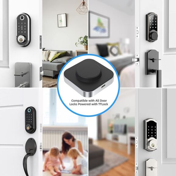 G2 Gateway Keyless Entry Electronic SMONET Smart Door Lock Wi-Fi 2.4G & Alexa - Picture 2 of 2